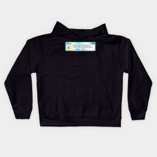 Error ctrl alt Del undo previous action Kids Hoodie